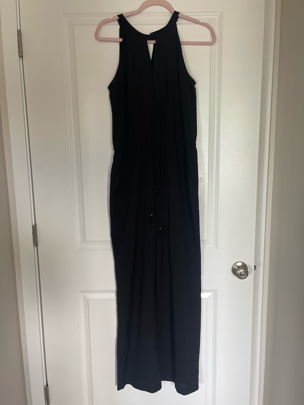 Banana Republic Black jumpsuit with Drawstring Waist